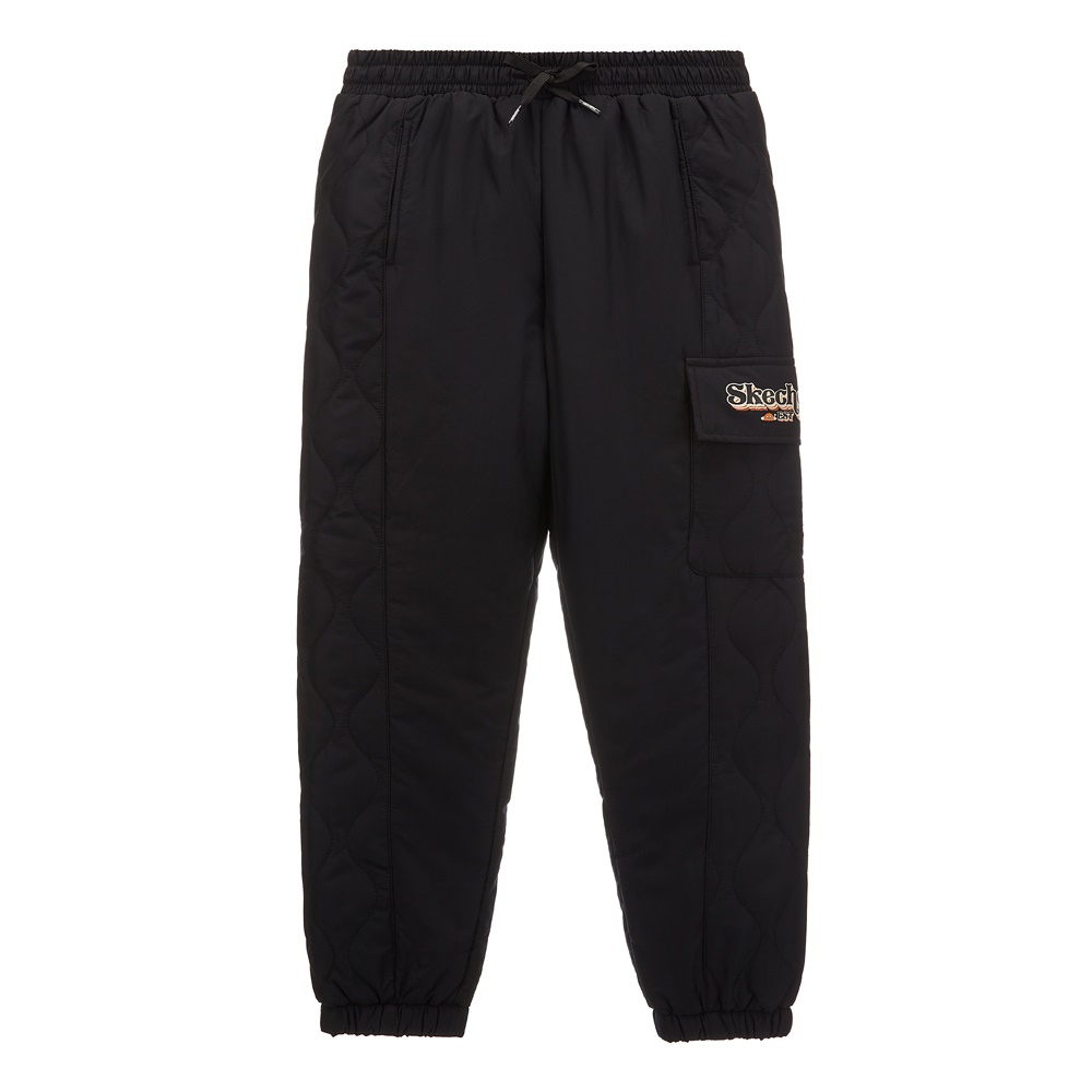 남아 패딩 배색 조거 팬츠