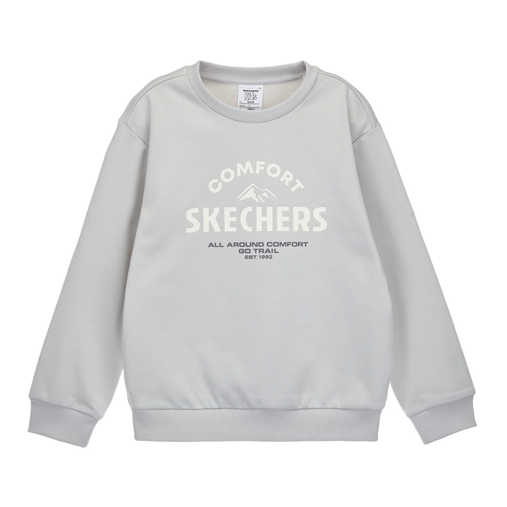 [스케쳐스 어패럴] 남아 베이직 풀오버 니트 맨투맨