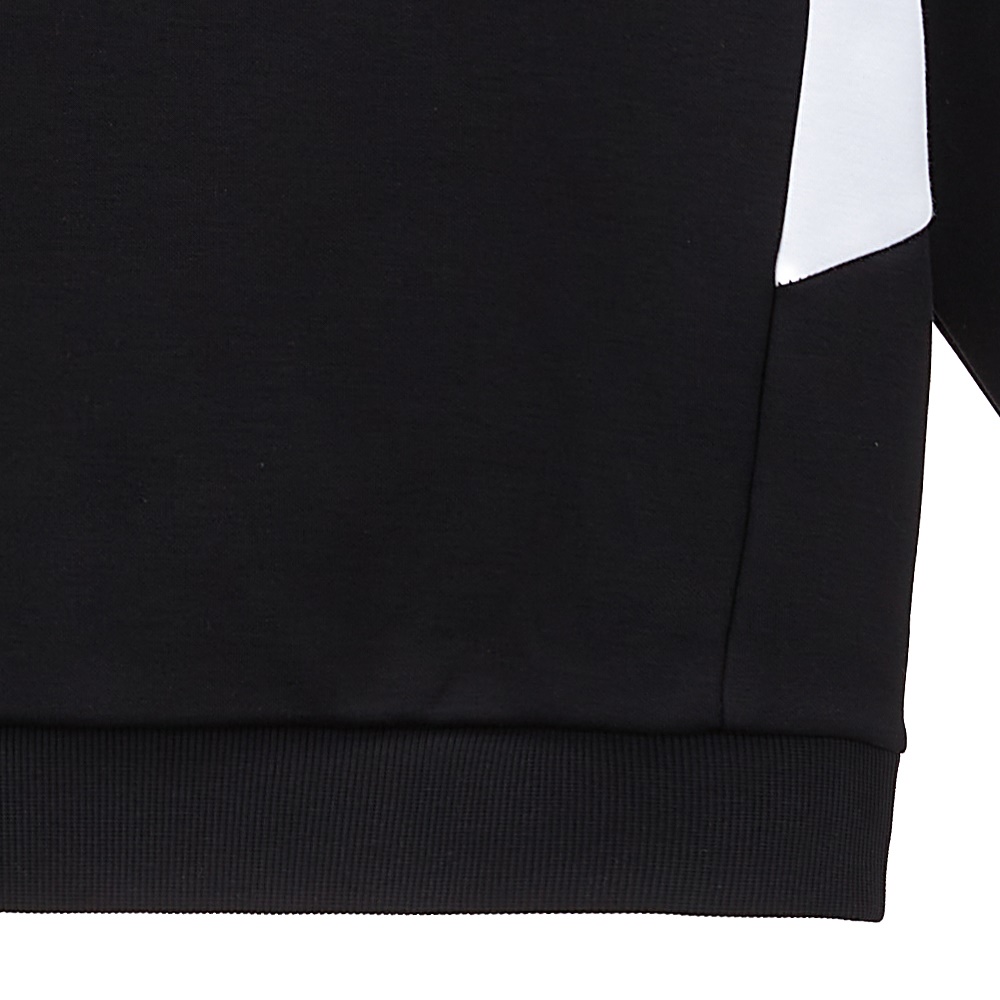 [스케쳐스 어패럴] 남아 스몰 아트웍 몸판 배색 니트 반집업