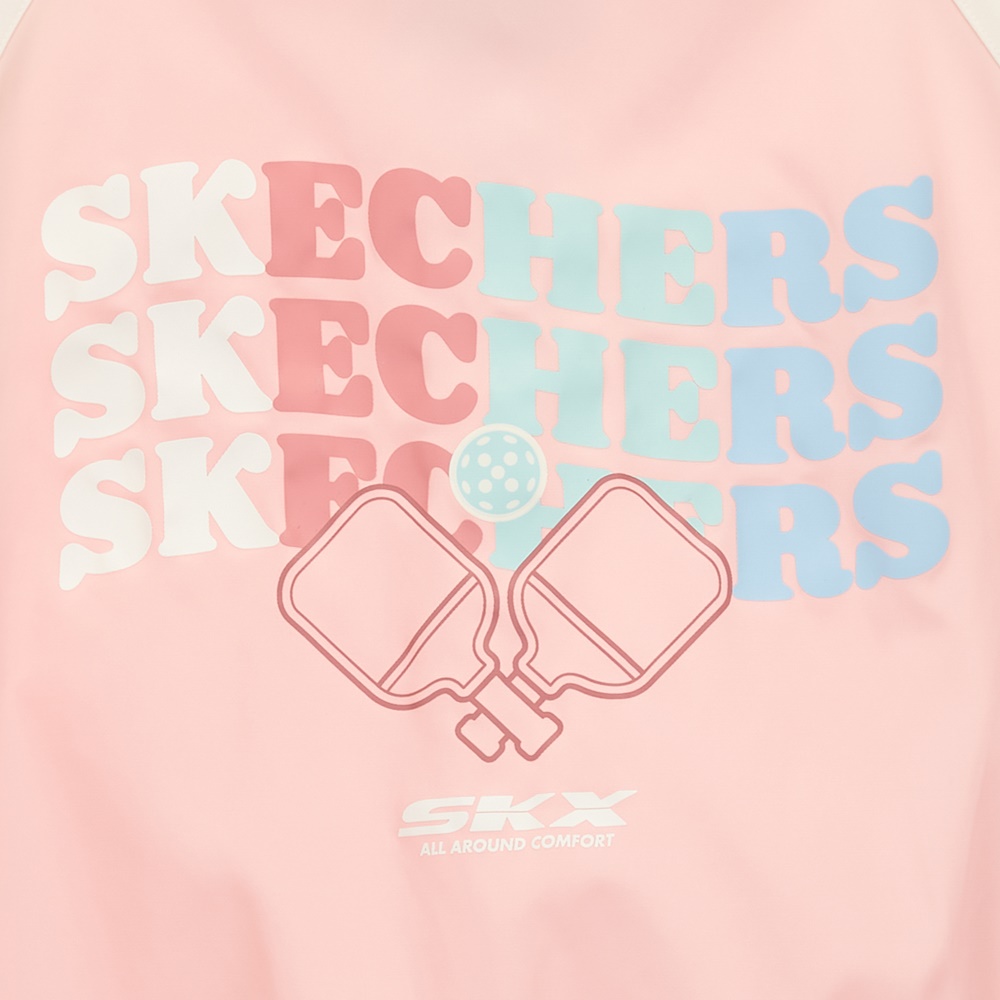 [스케쳐스 어패럴] 여아 우븐 바시티 자켓