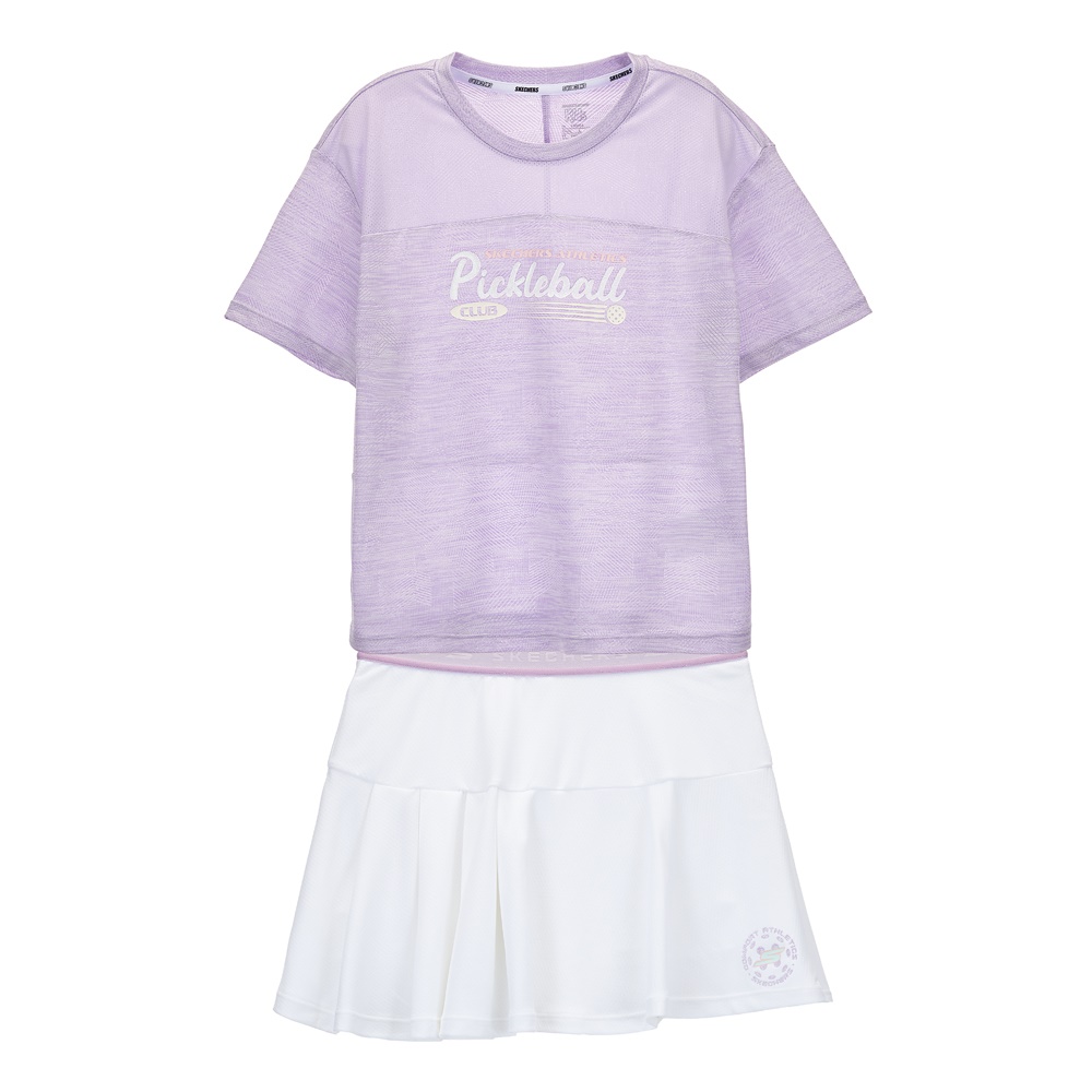 여아 레이어드 플리츠 스커트 세트