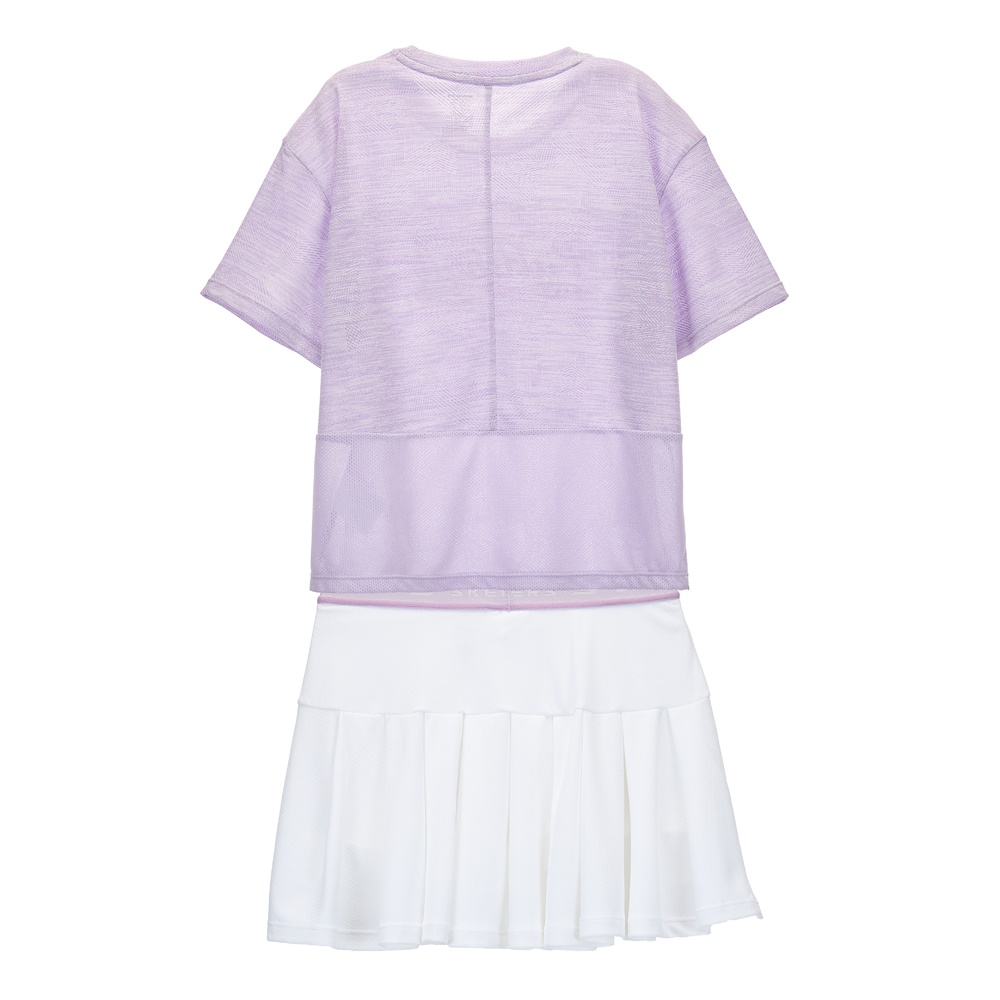 여아 레이어드 플리츠 스커트 세트