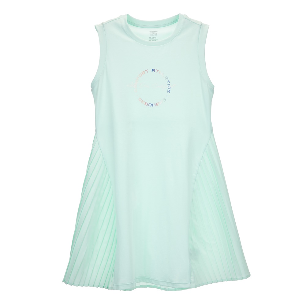 여아 변형 플리츠 슬리브리스 원피스