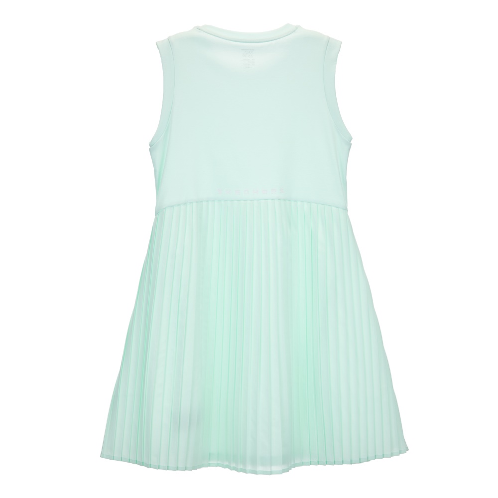 여아 변형 플리츠 슬리브리스 원피스