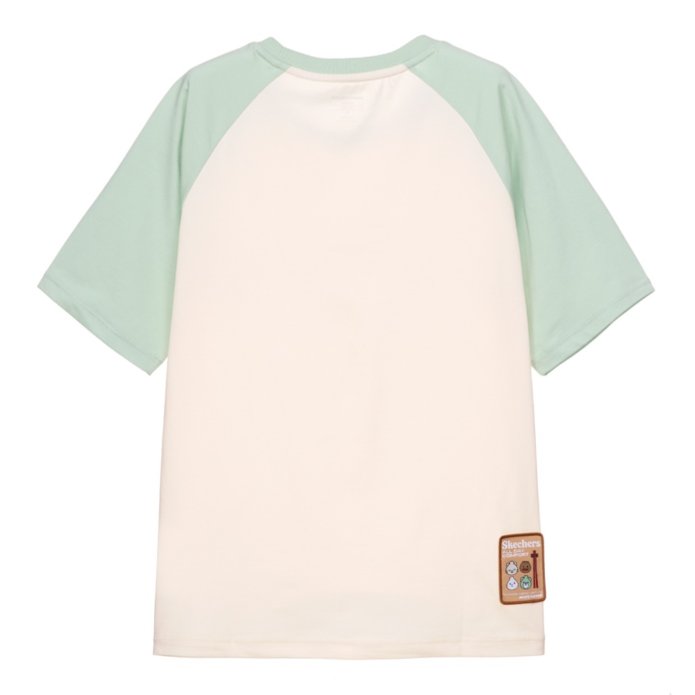 여아 래글런 반팔 티셔츠