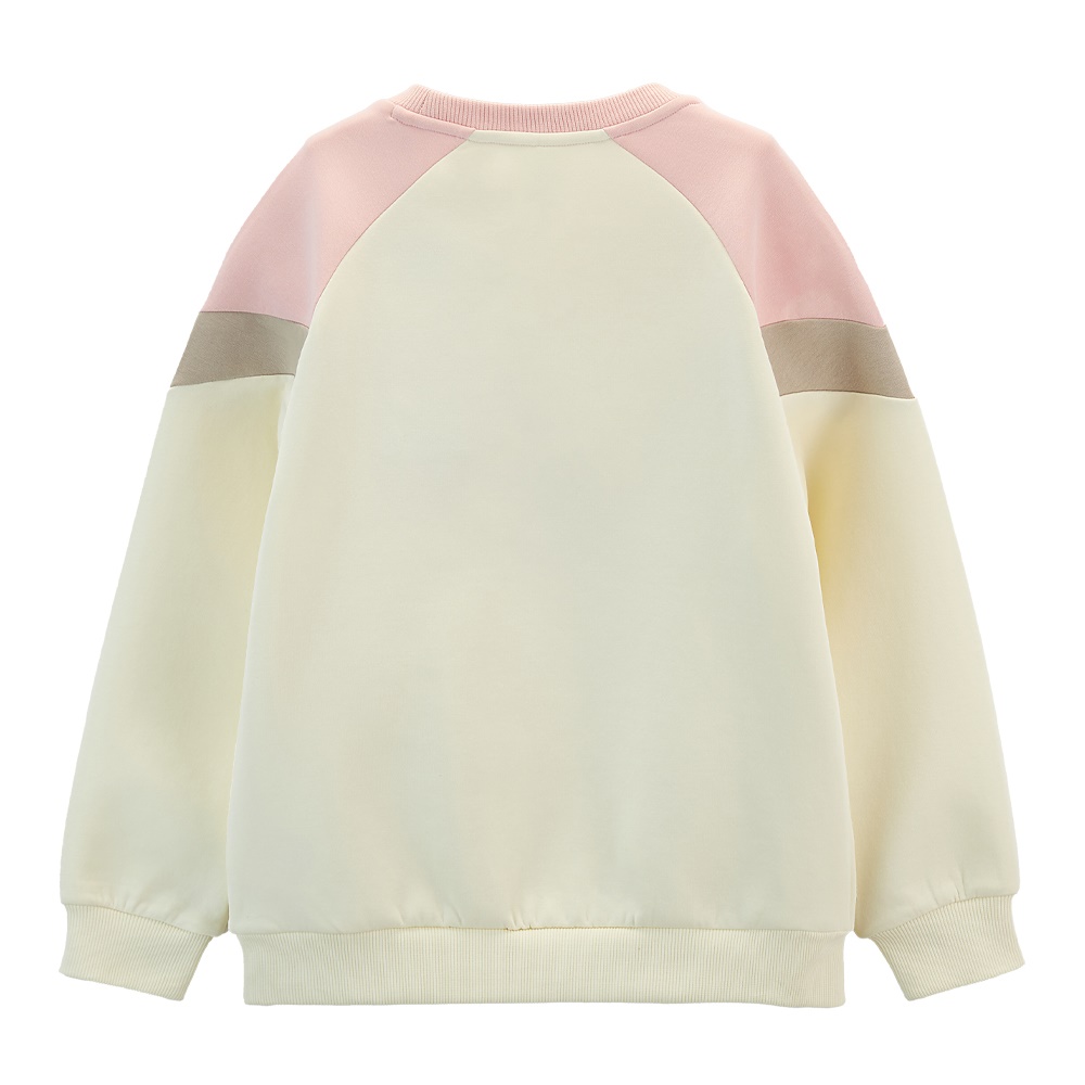 여아 배색 맨투맨