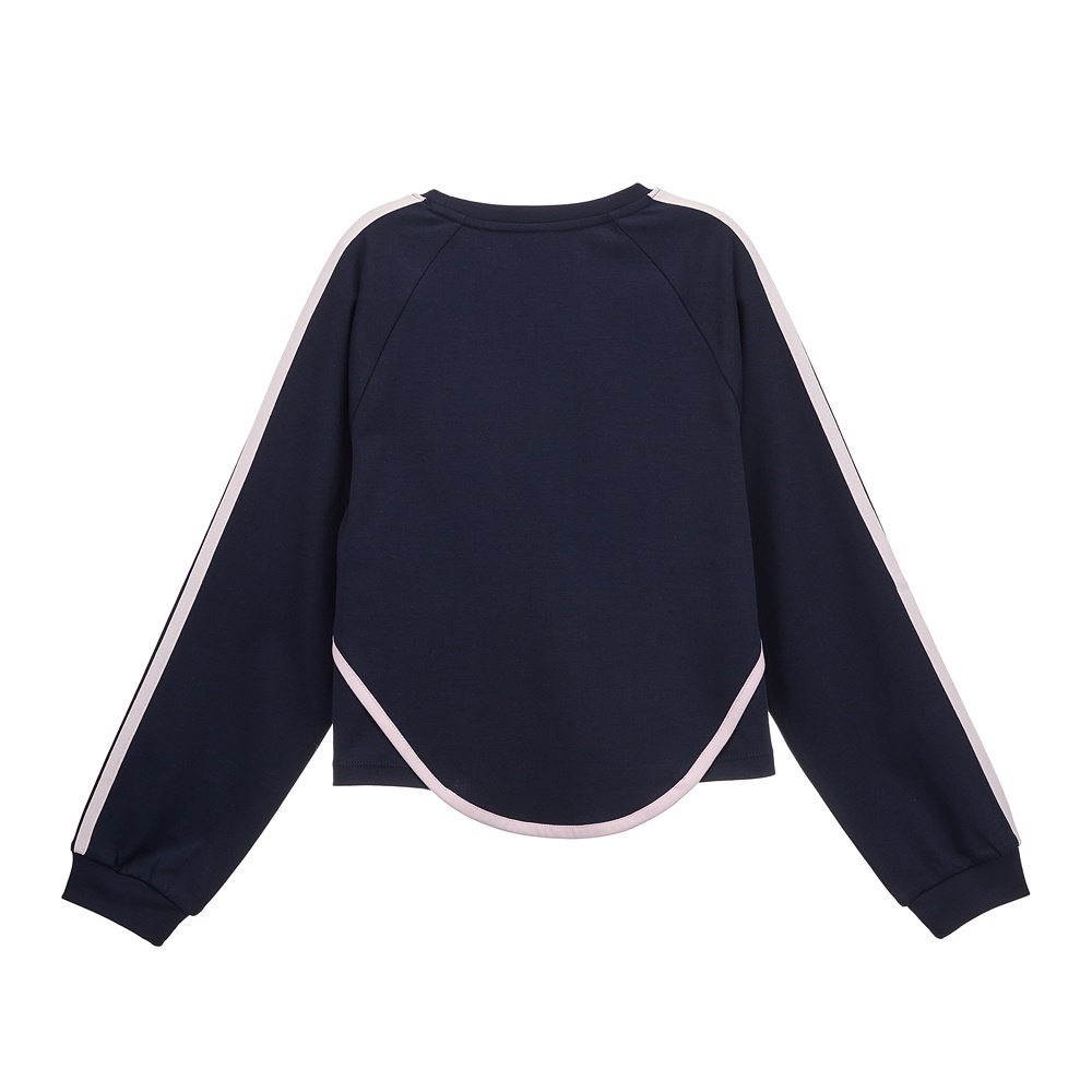 여아 라운드헴 긴팔 티셔츠