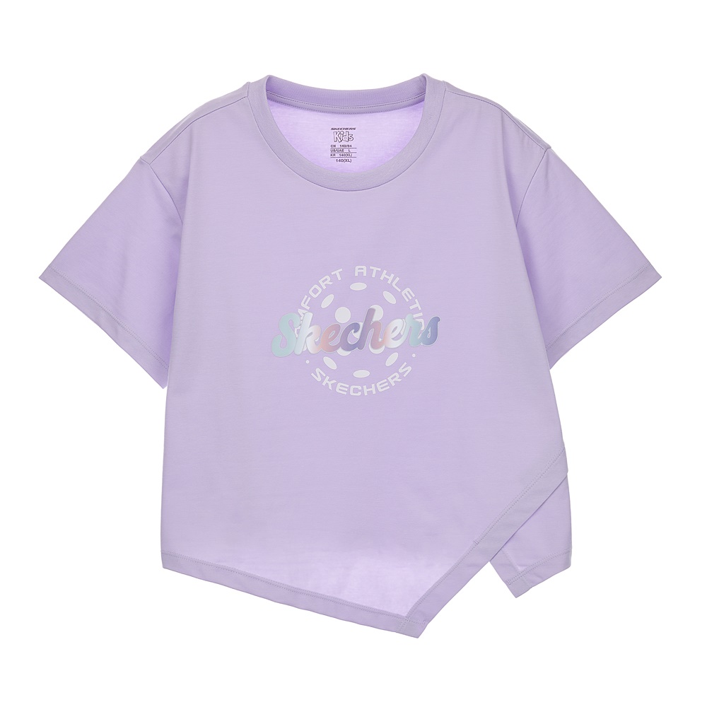 여아 변형 반팔 티셔츠