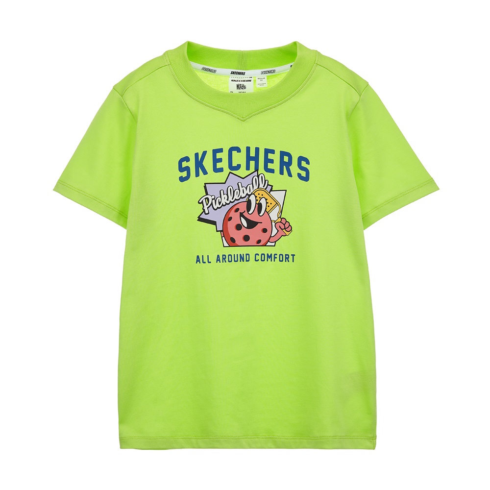 [스케쳐스 어패럴] 여아 니트 그래픽 티셔츠