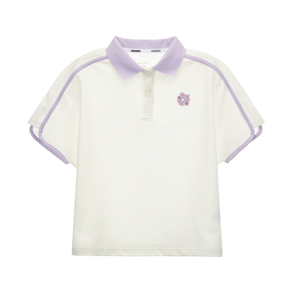 [스케쳐스 어패럴] 여아 카라 니트 티셔츠