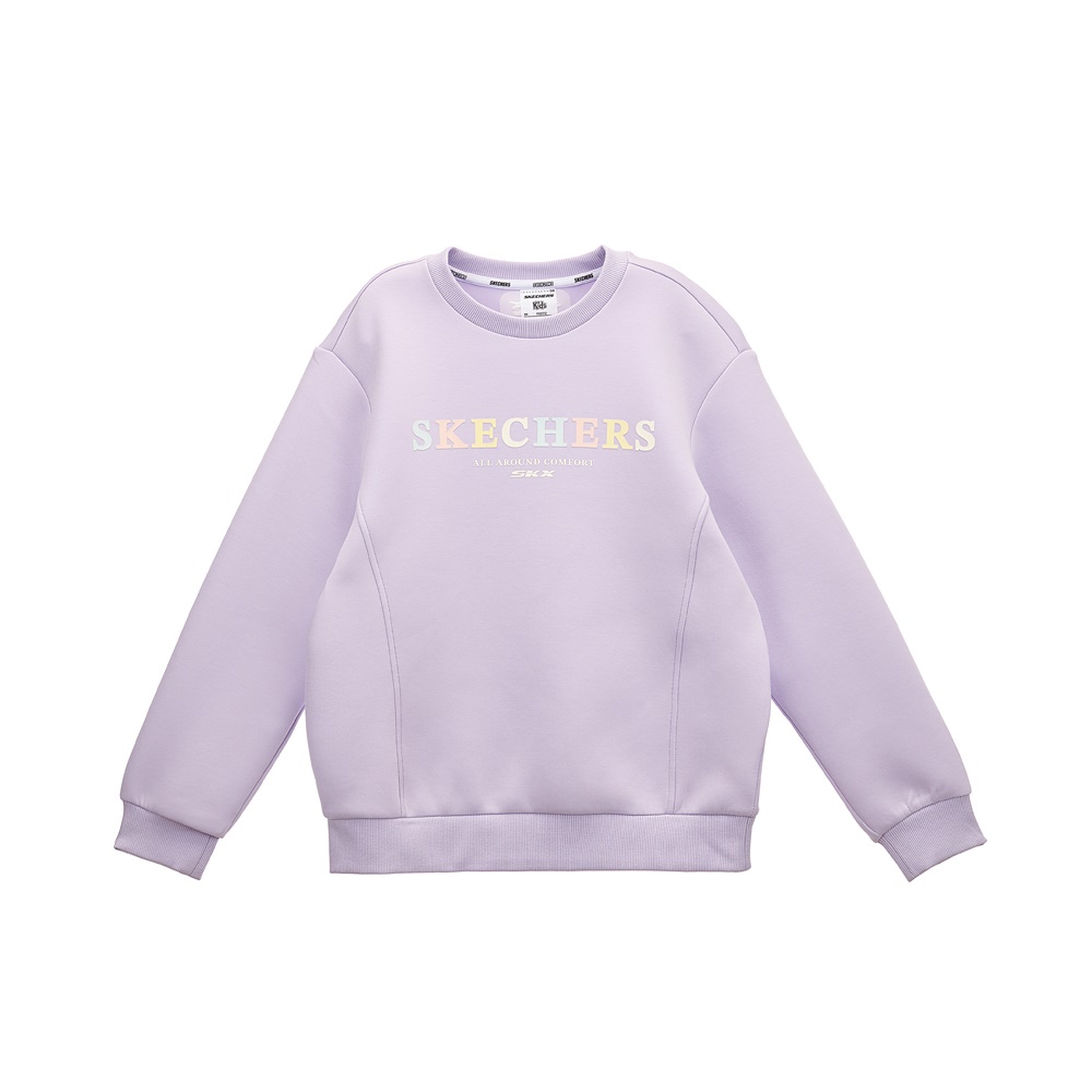 [스케쳐스 어패럴] 여아 빅 로고 니트 풀오버