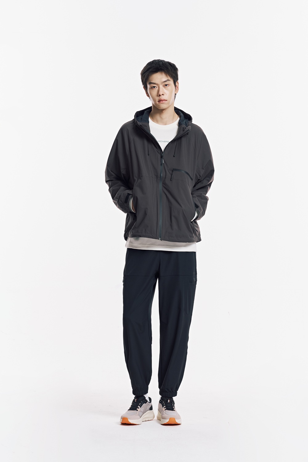 [스케쳐스 어패럴] 남성 립스탑 후드 자켓