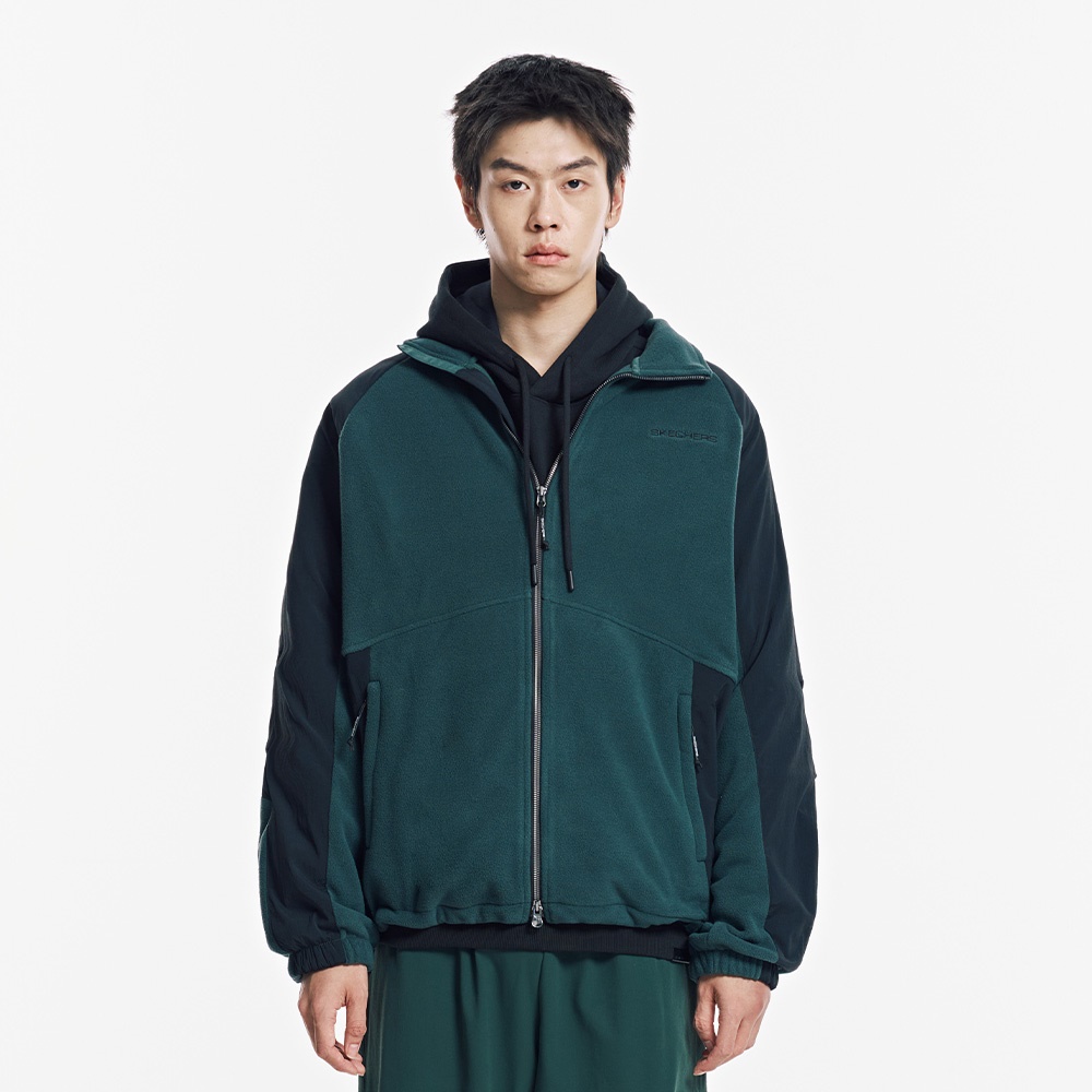 [스케쳐스 어패럴] 남성 하이브리드 플리스 자켓