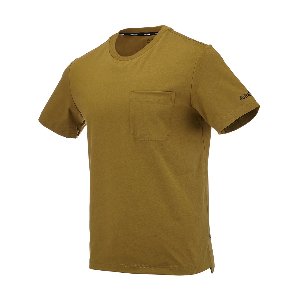 남성 체스트 포켓 반팔 티셔츠