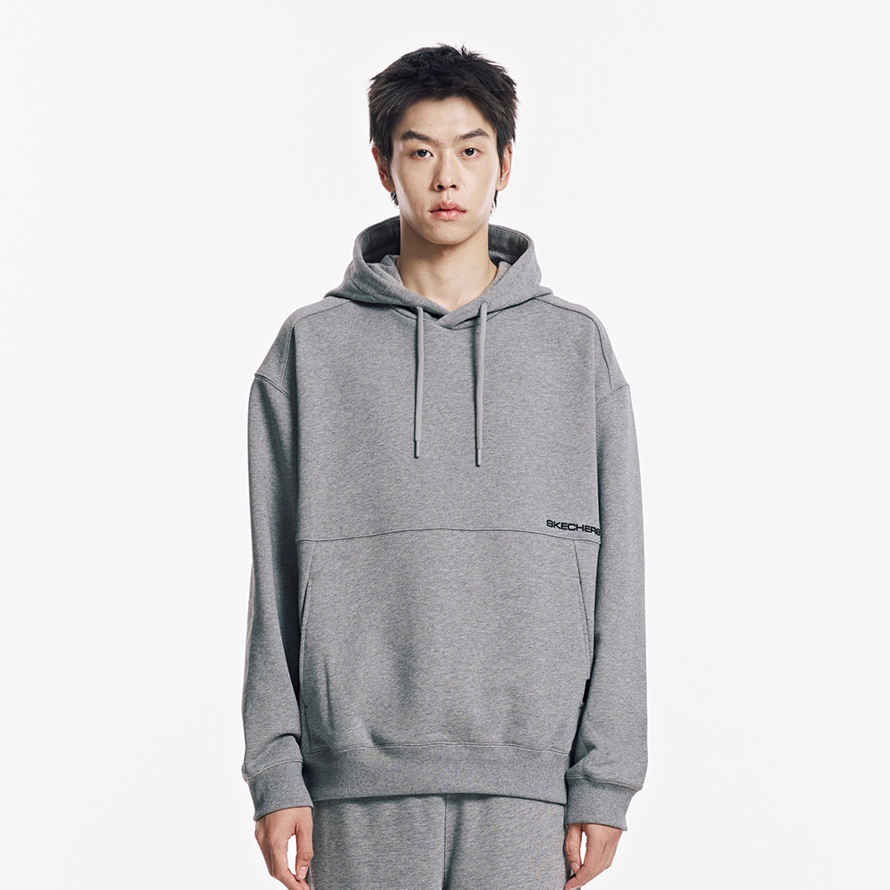 [스케쳐스 어패럴] 남성 빅로고 후드 티셔츠