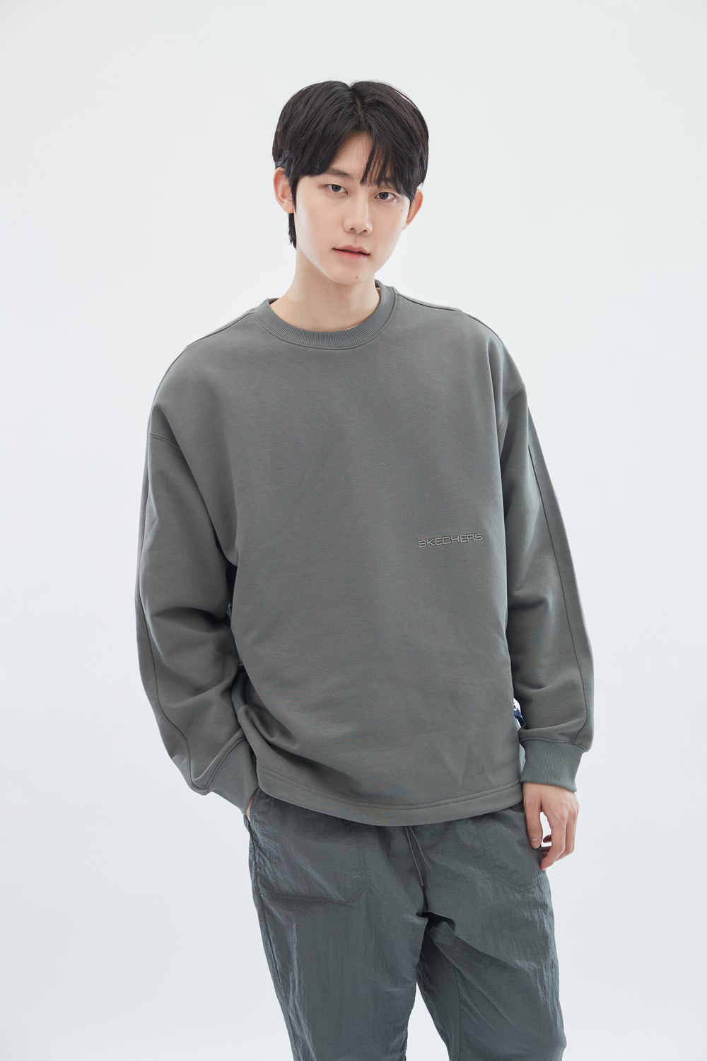 [스케쳐스 어패럴] 남성 C/P 해비웨이트 풀오버