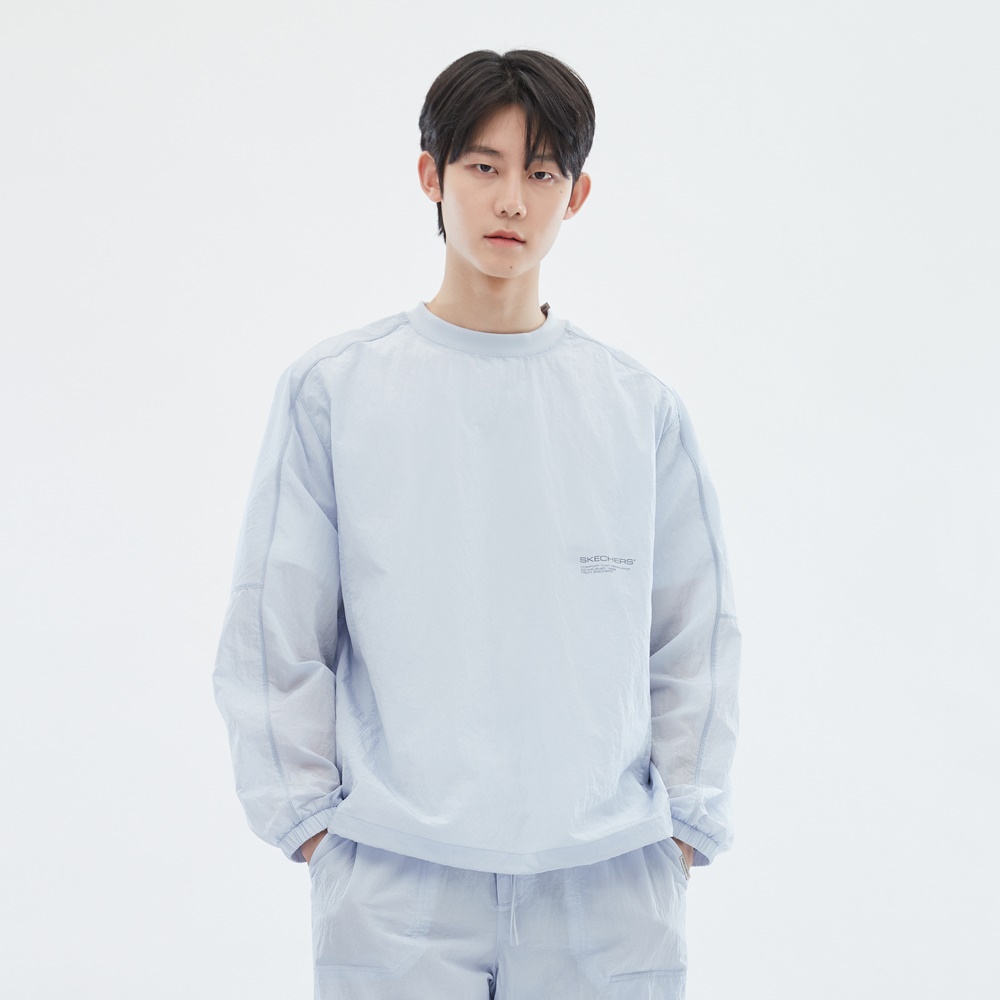 [스케쳐스 어패럴] 남성 우븐 라운드 피스테