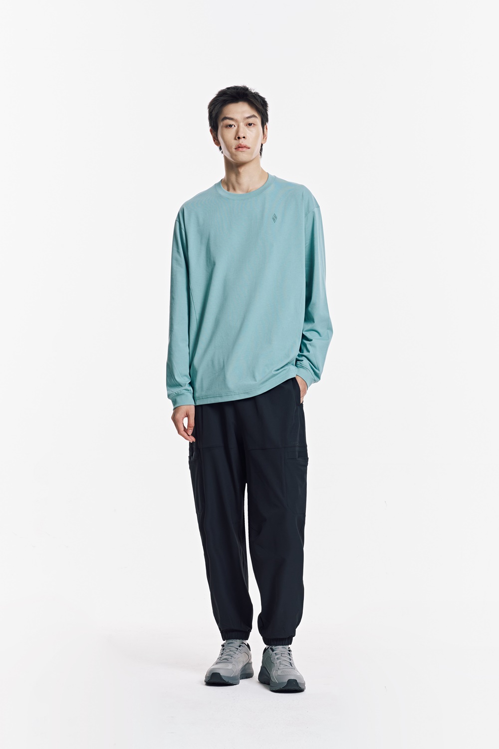 [스케쳐스 어패럴] 유니 베이직 긴팔 티셔츠