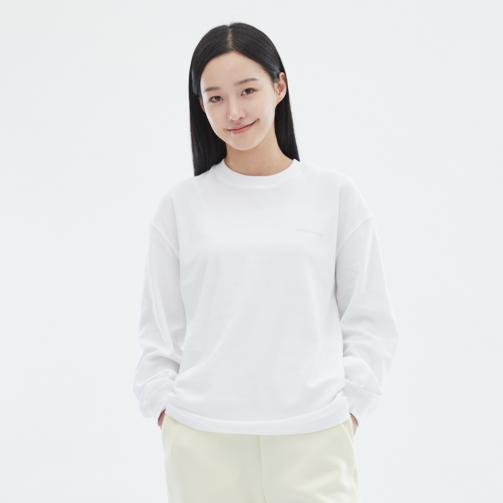 [스케쳐스 어패럴] 유니 와플 조직 긴팔 라운드 티셔츠