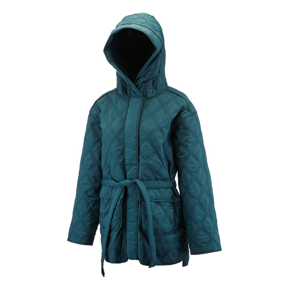 여성 변형 패딩 퀼팅 점퍼