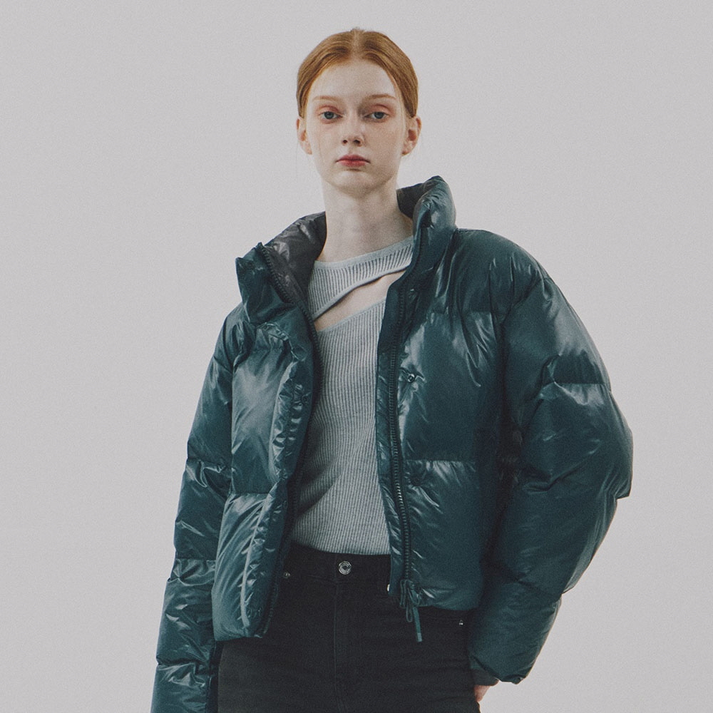 여성 숏 다운 점퍼