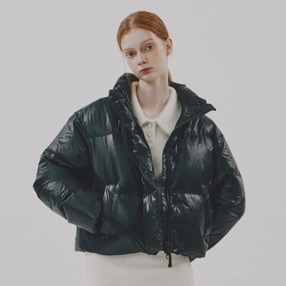 여성 숏 다운 점퍼