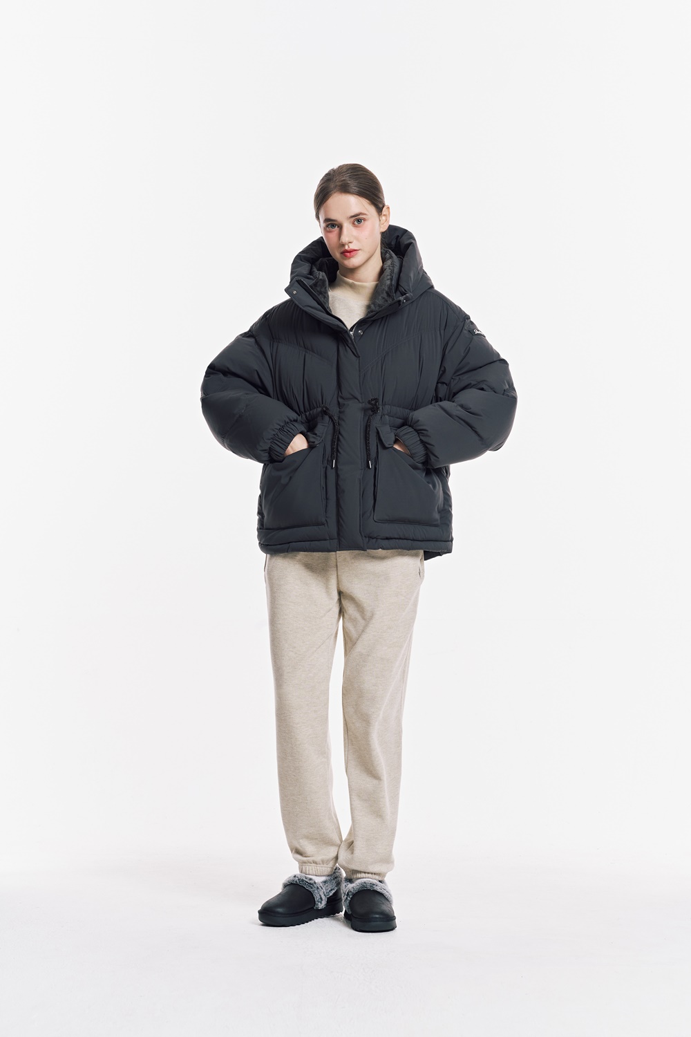 [스케쳐스 어패럴] 여성 퍼지 다운 자켓