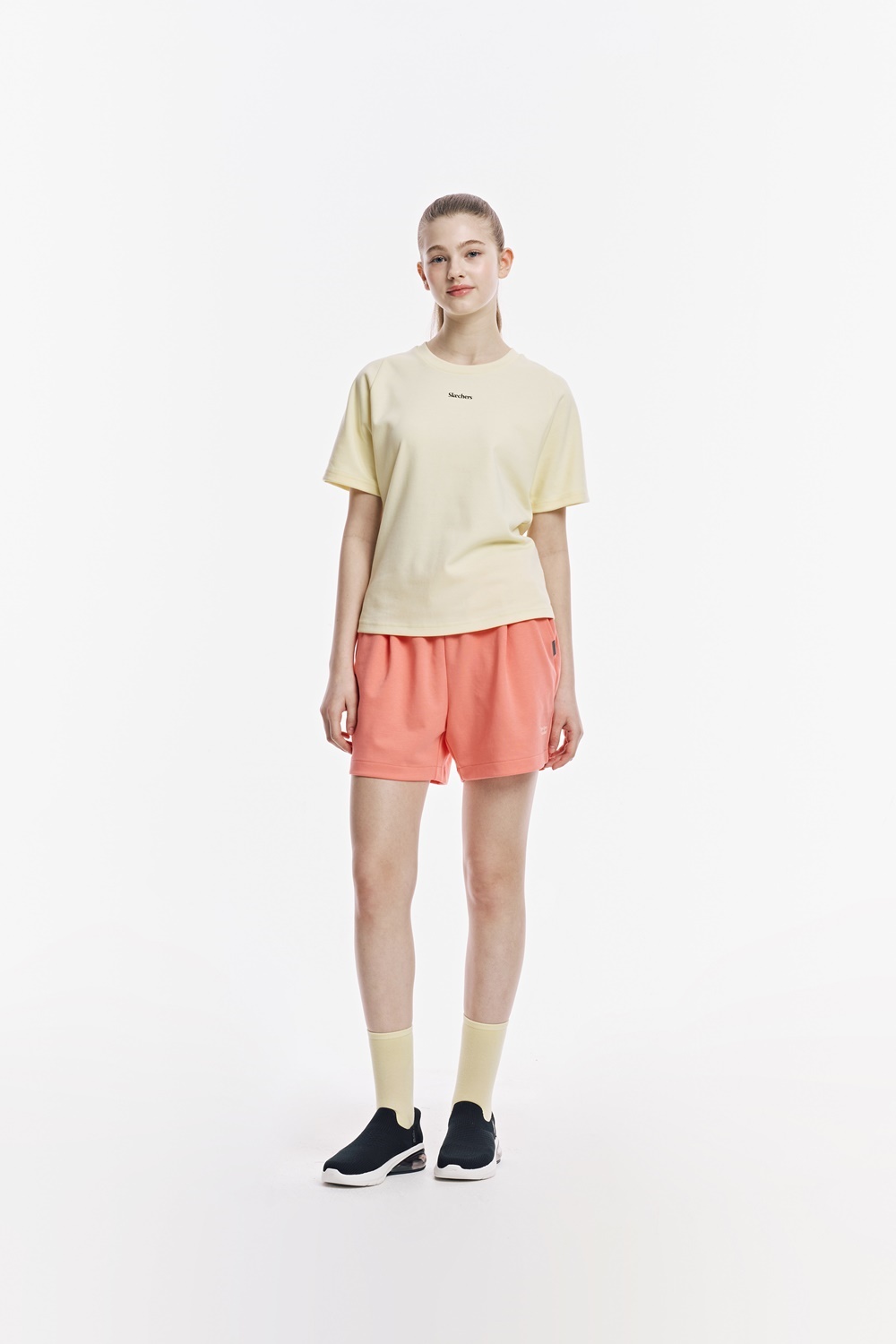 [스케쳐스 어패럴] 여성 더블 니트 반바지