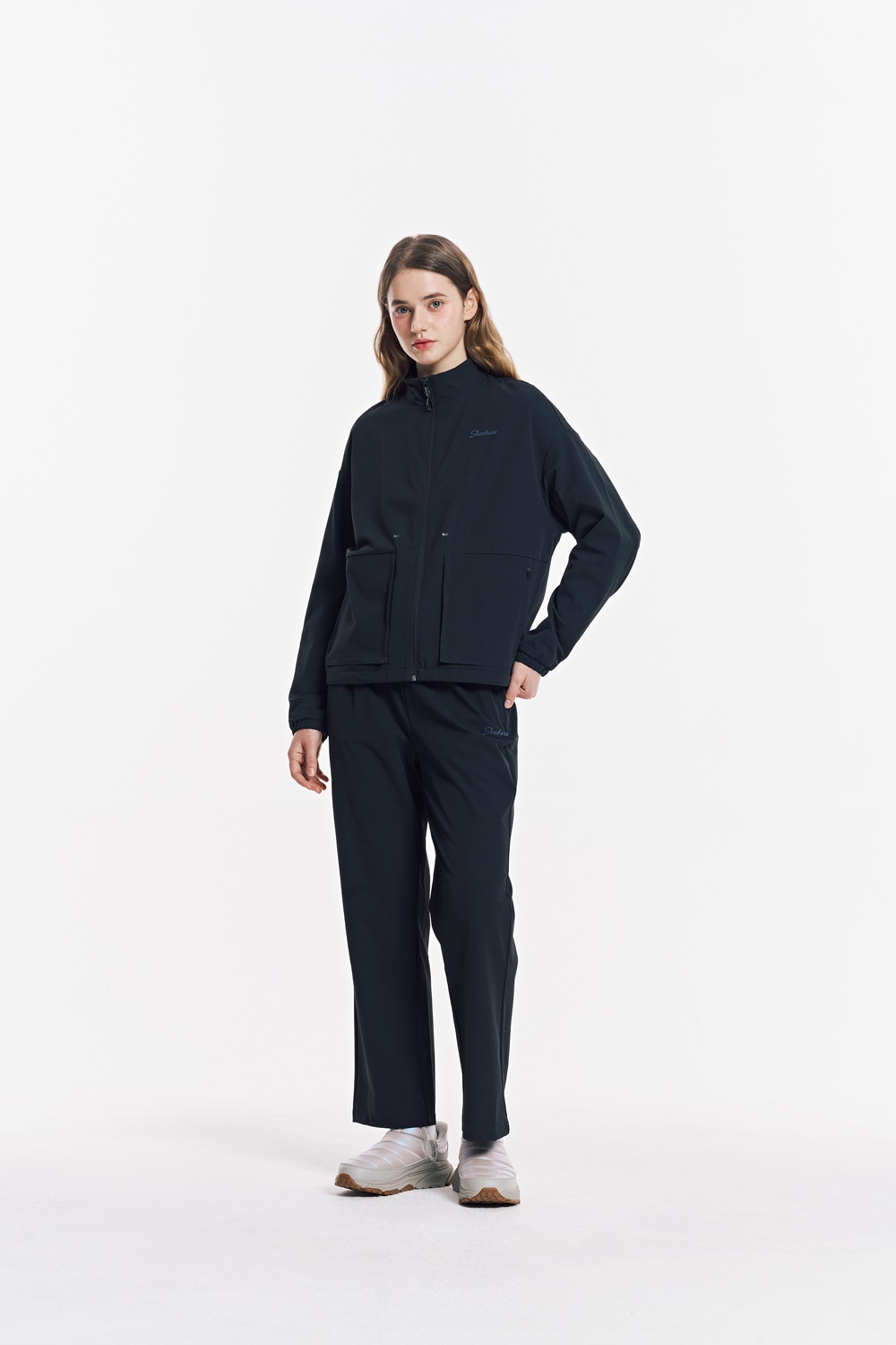 [스케쳐스 어패럴] 여성 나일론 이중직 자켓