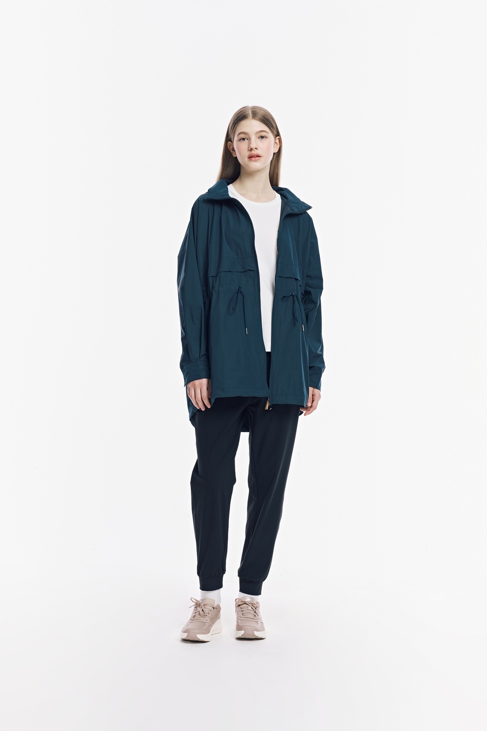 [스케쳐스 어패럴] 여성 우븐 롱 기장 자켓