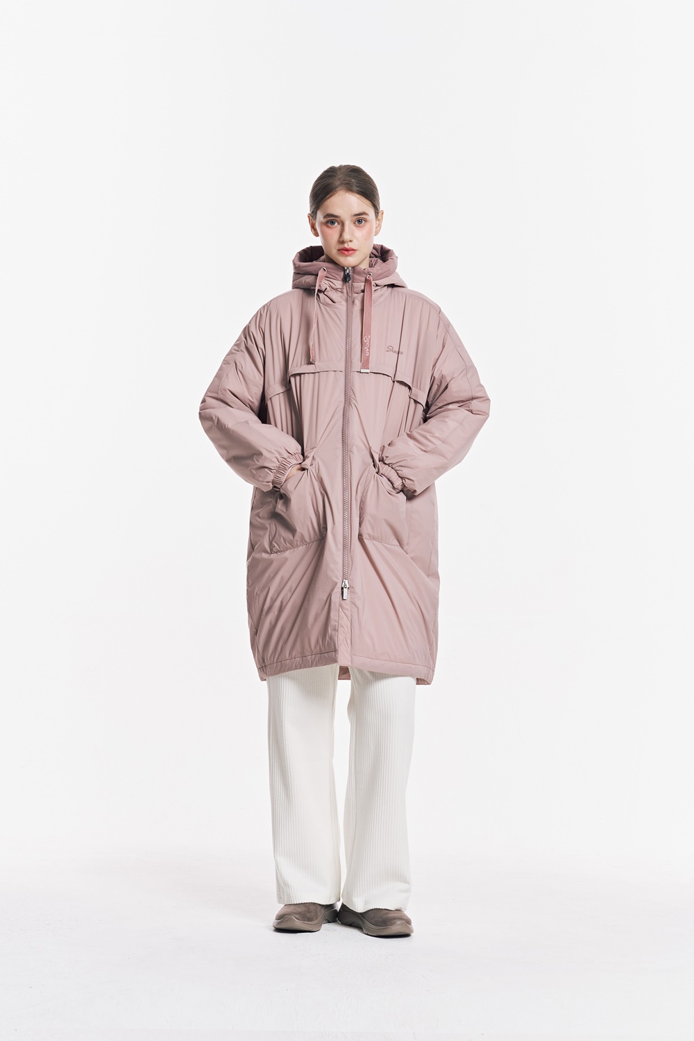 [박은빈 착용/스케쳐스 어패럴] 여성 중기장 패딩 자켓