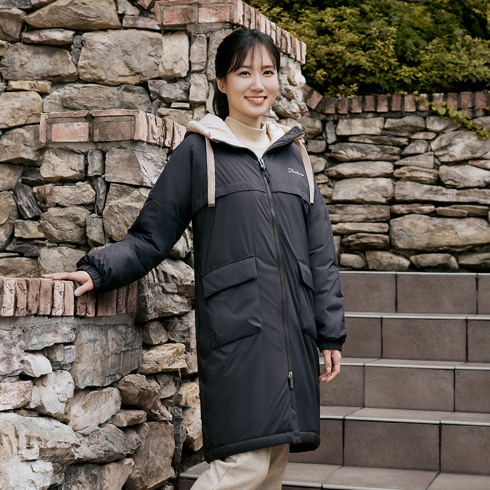 [박은빈 착용/스케쳐스 어패럴] 여성 중기장 패딩 자켓