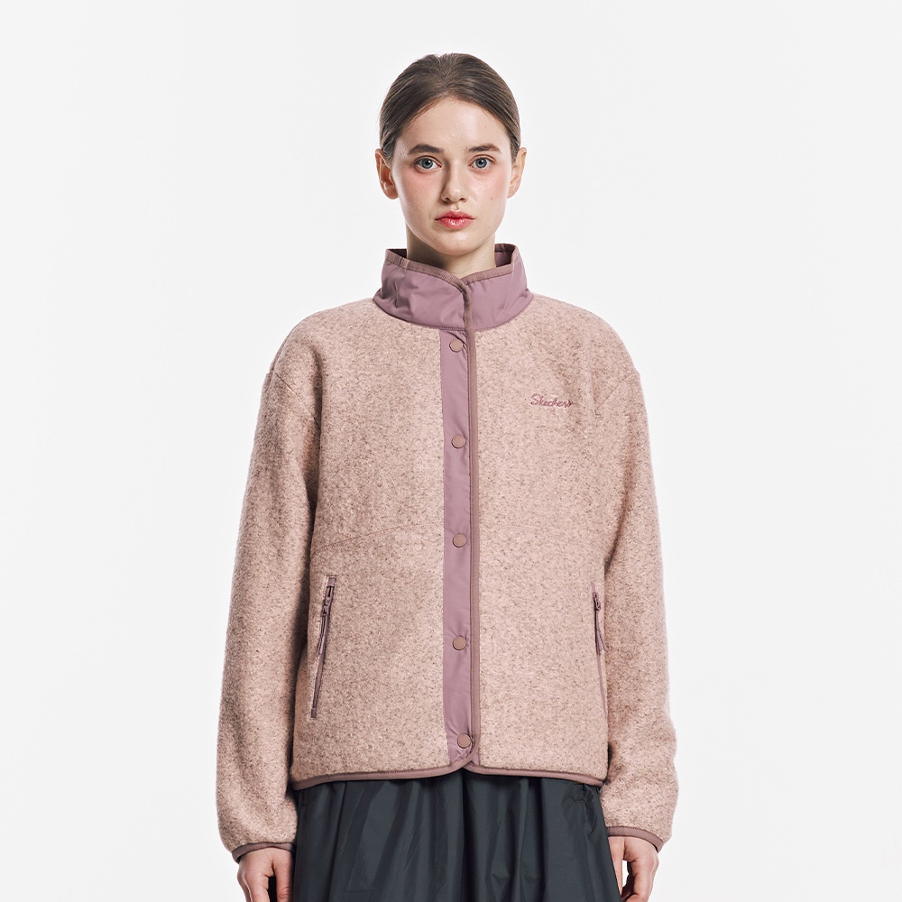 [스케쳐스 어패럴] 여성 울 블렌디드 리버시블 자켓