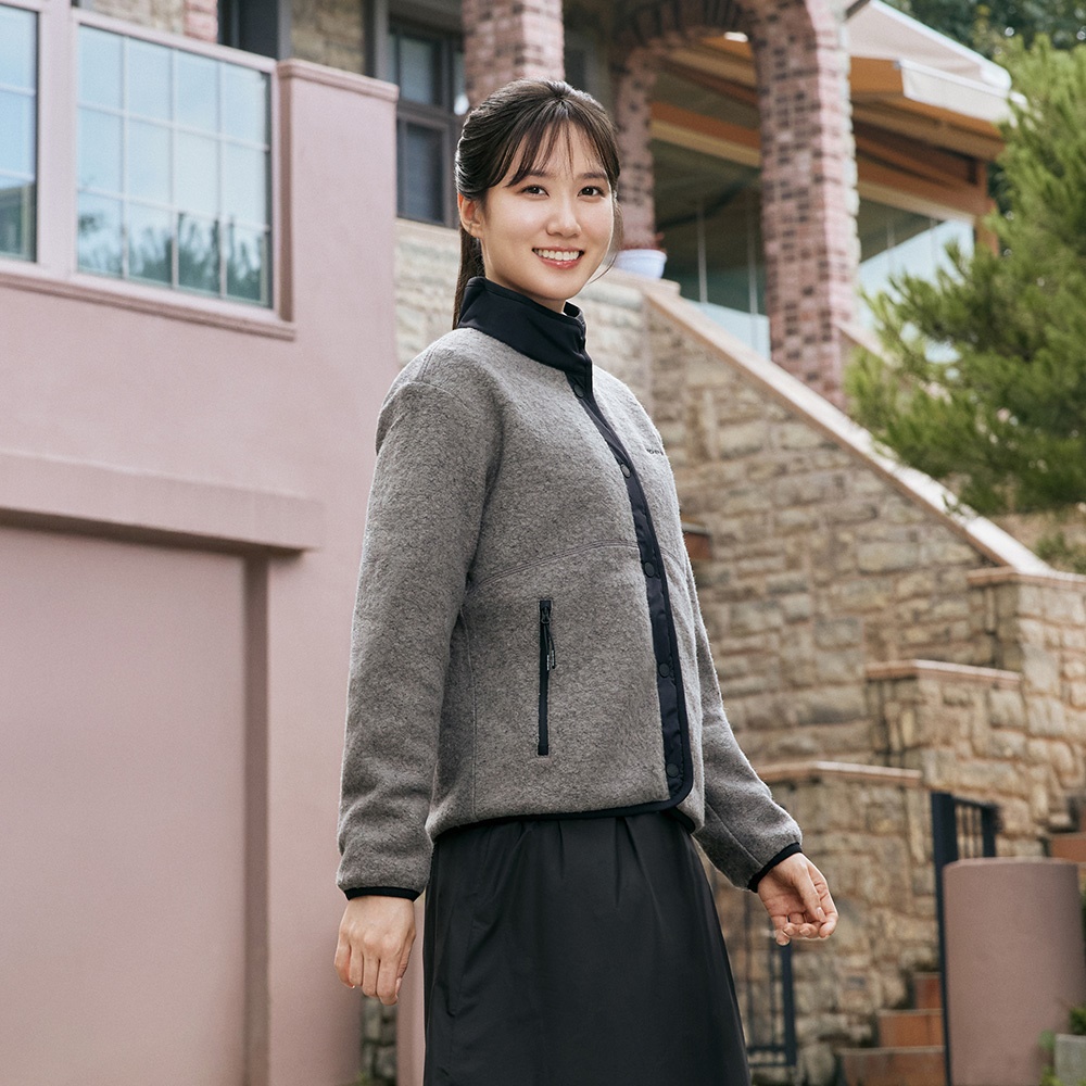 [박은빈 착용/스케쳐스 어패럴] 여성 울 블렌디드 리버시블 자켓