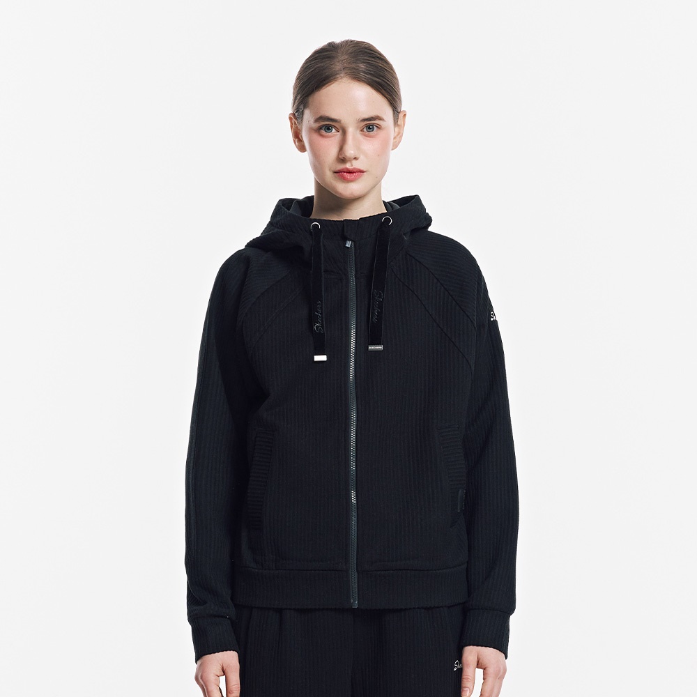 [스케쳐스 어패럴] 여성 골지 트레이닝 자켓