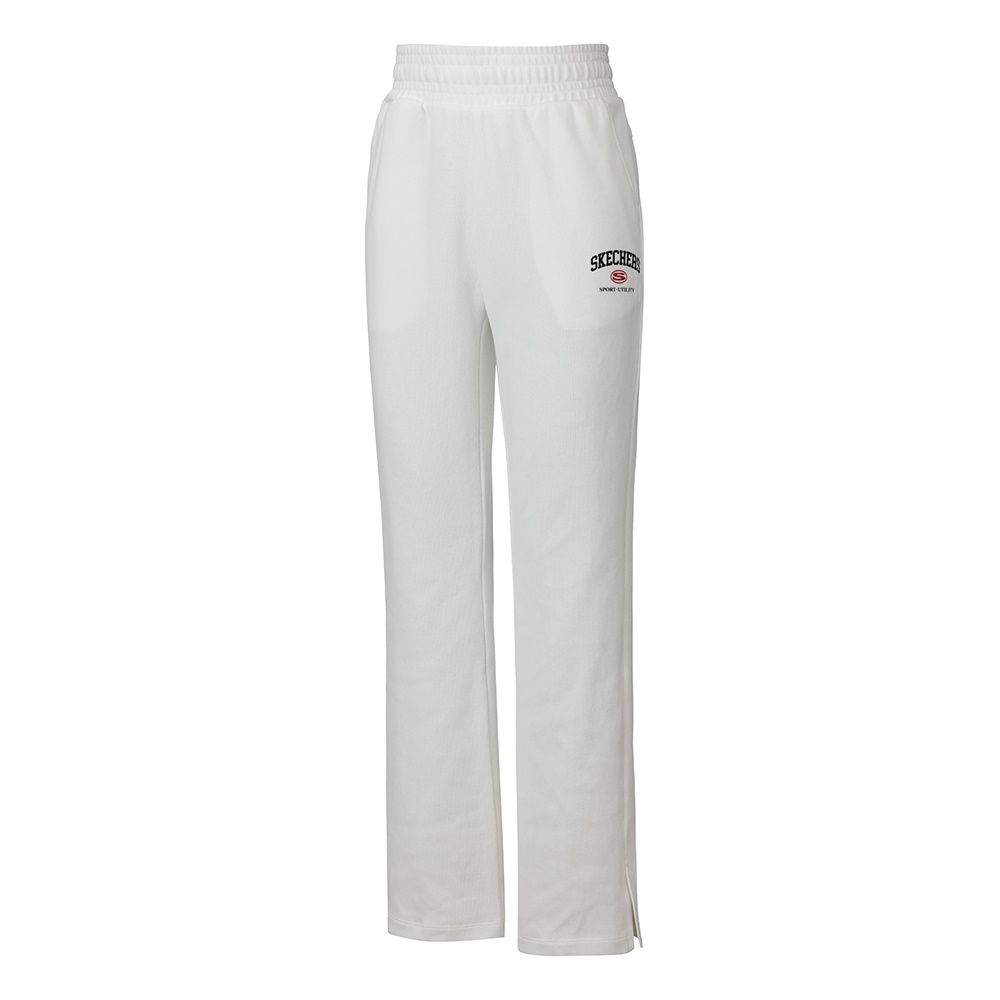 여성 세미 플레어 니트 팬츠