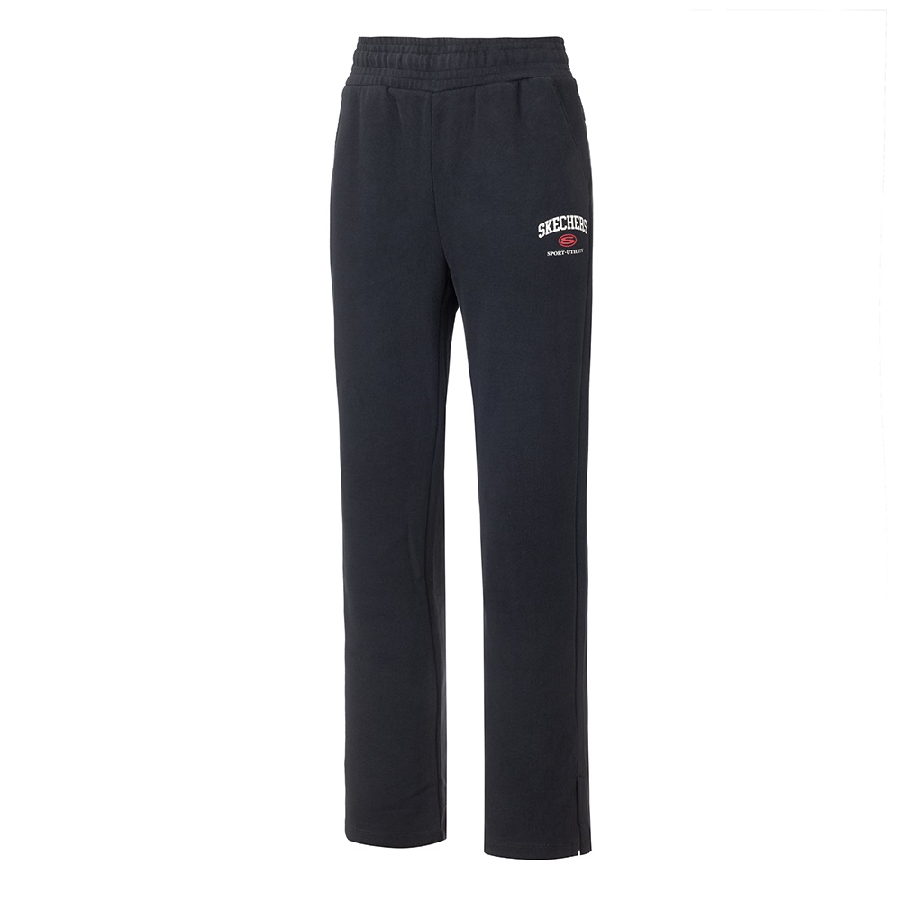 여성 세미 플레어 니트 팬츠