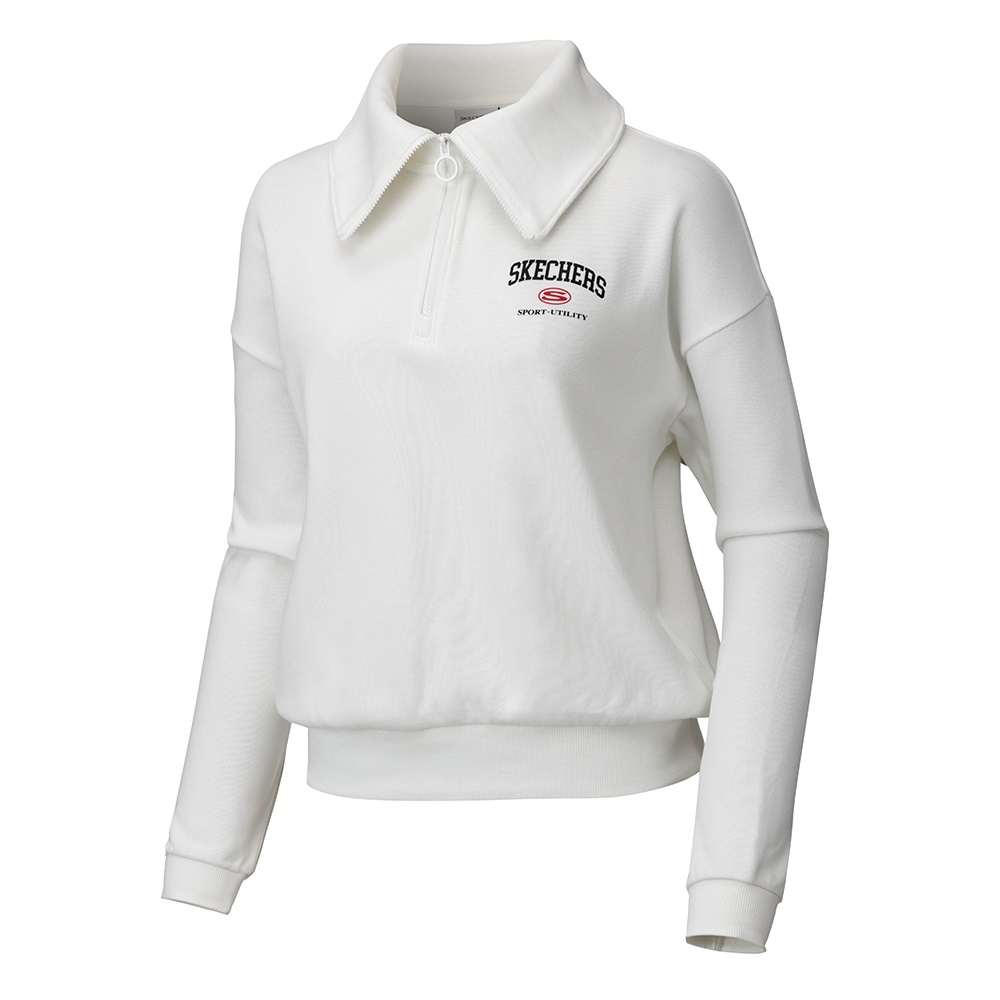 여성 반집업 맨투맨