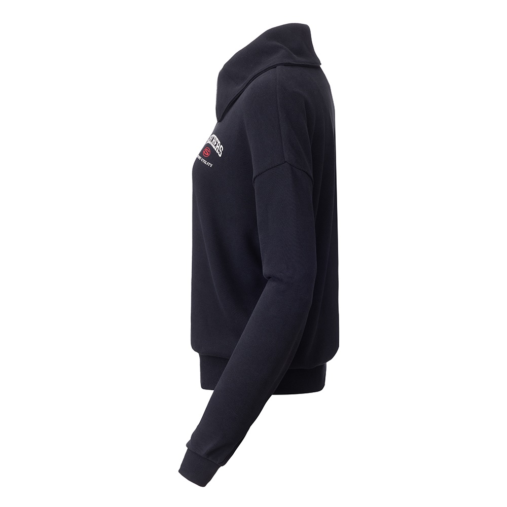 여성 반집업 맨투맨