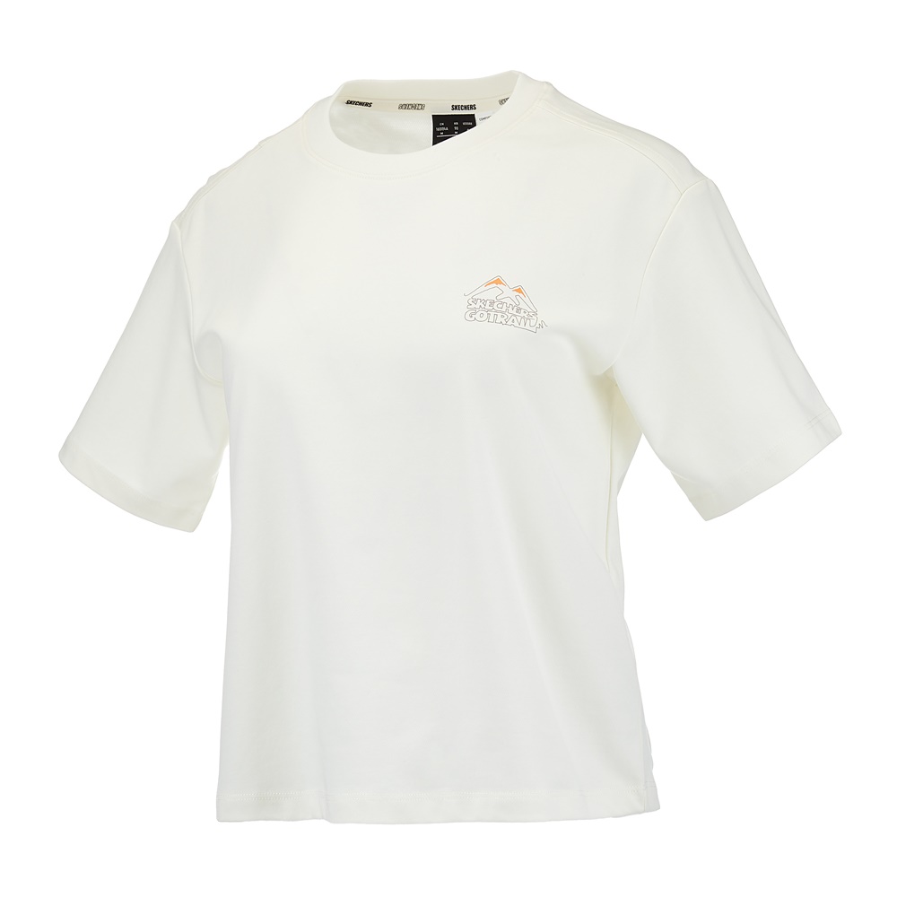 여성 후면 변형 반팔 티셔츠