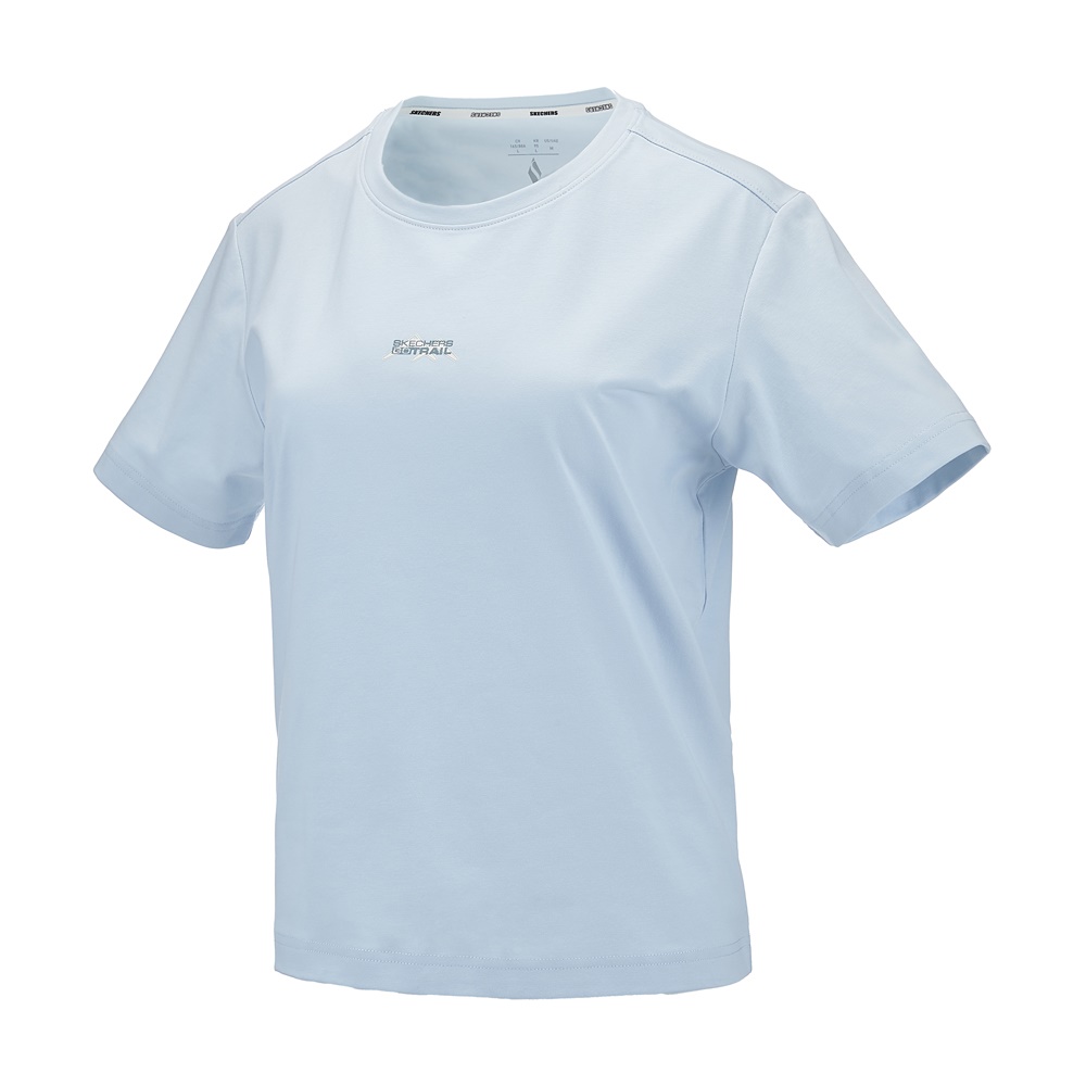 여성 스몰 레터링 반팔 티셔츠