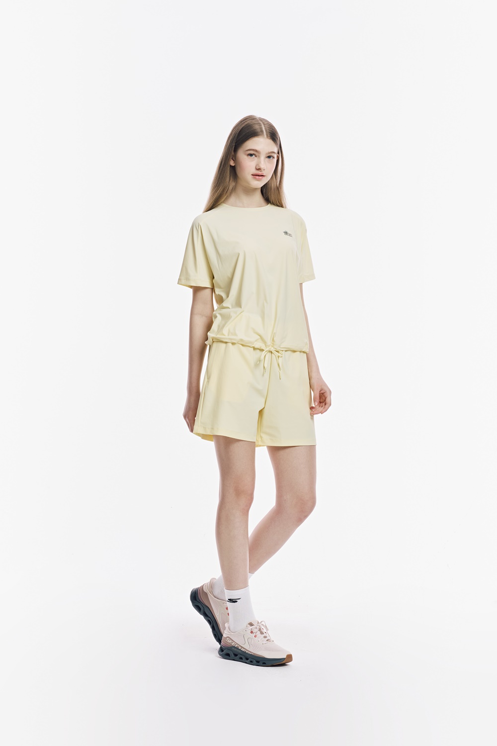 [스케쳐스 어패럴] 여성 초냉감 트리코트 반팔 티셔츠