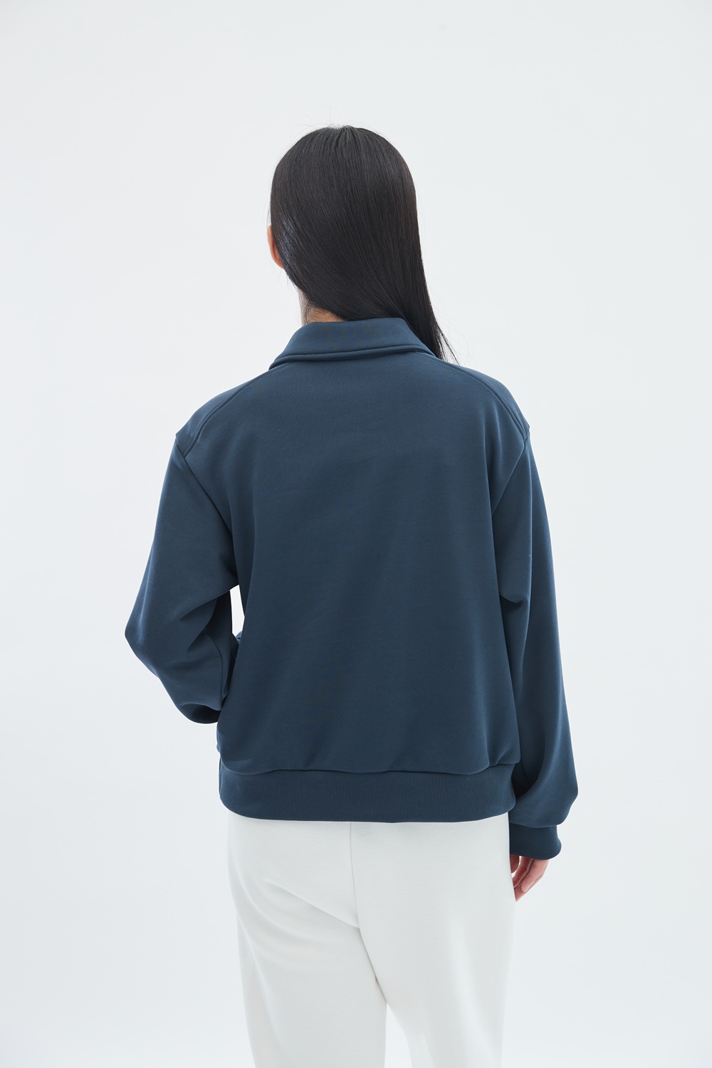 [스케쳐스 어패럴] 여성 니트 하프 집업 C/P 풀오버