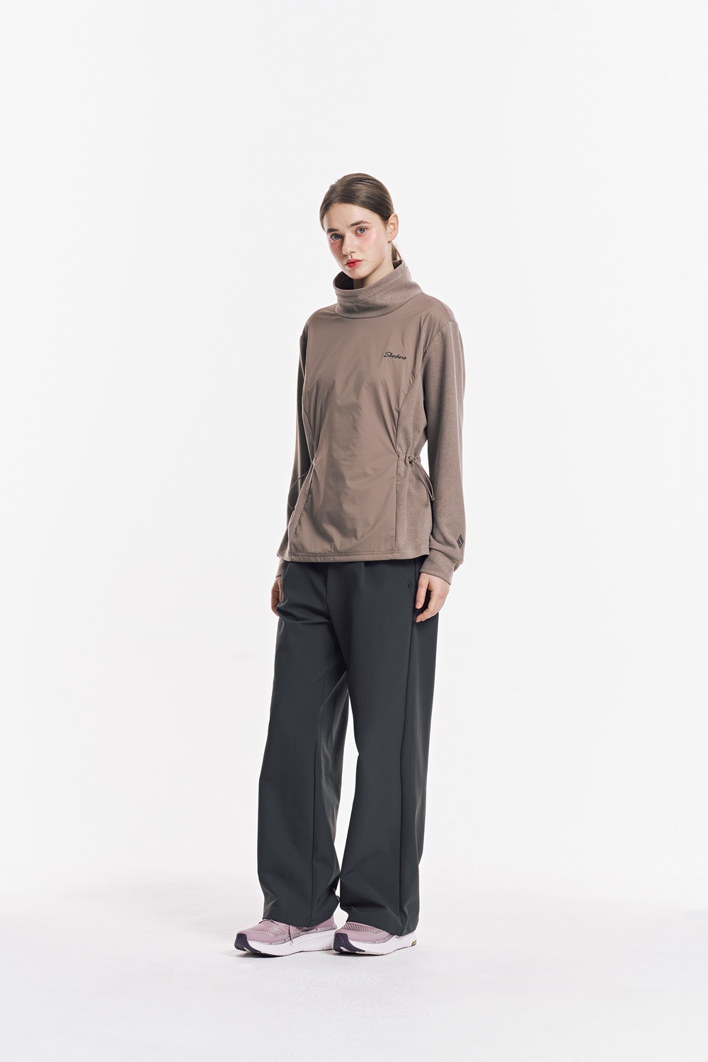 [스케쳐스 어패럴] 여성 하이브리드 풀오버