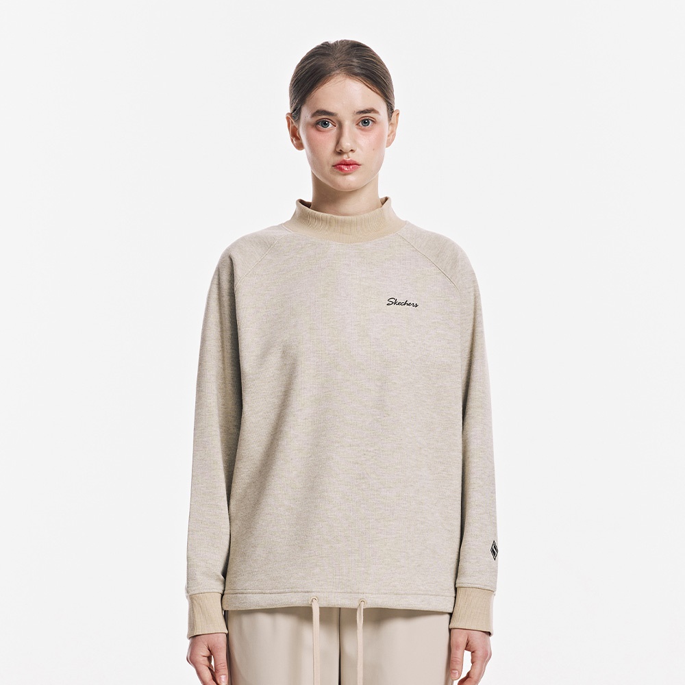 [스케쳐스 어패럴] 여성 니트 모크넥 풀오버