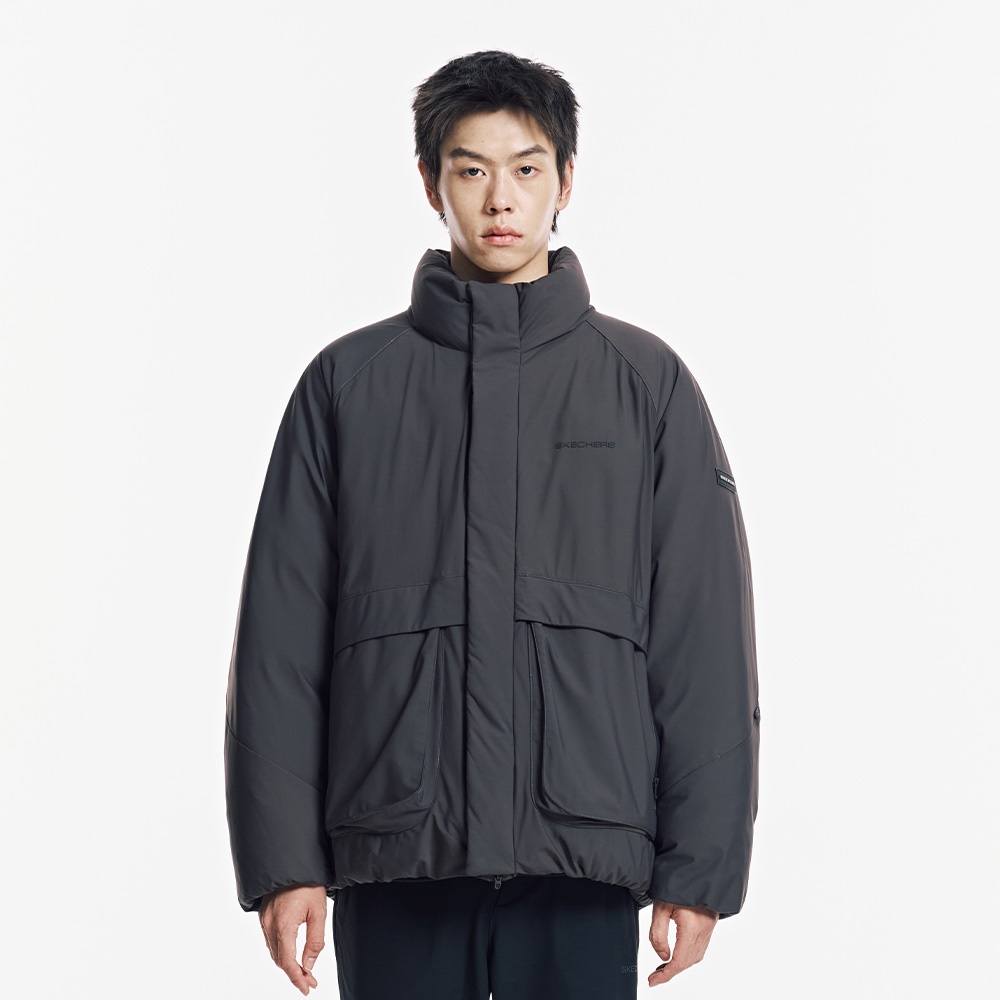 [스케쳐스 어패럴] 남성 트리코트 다운 자켓