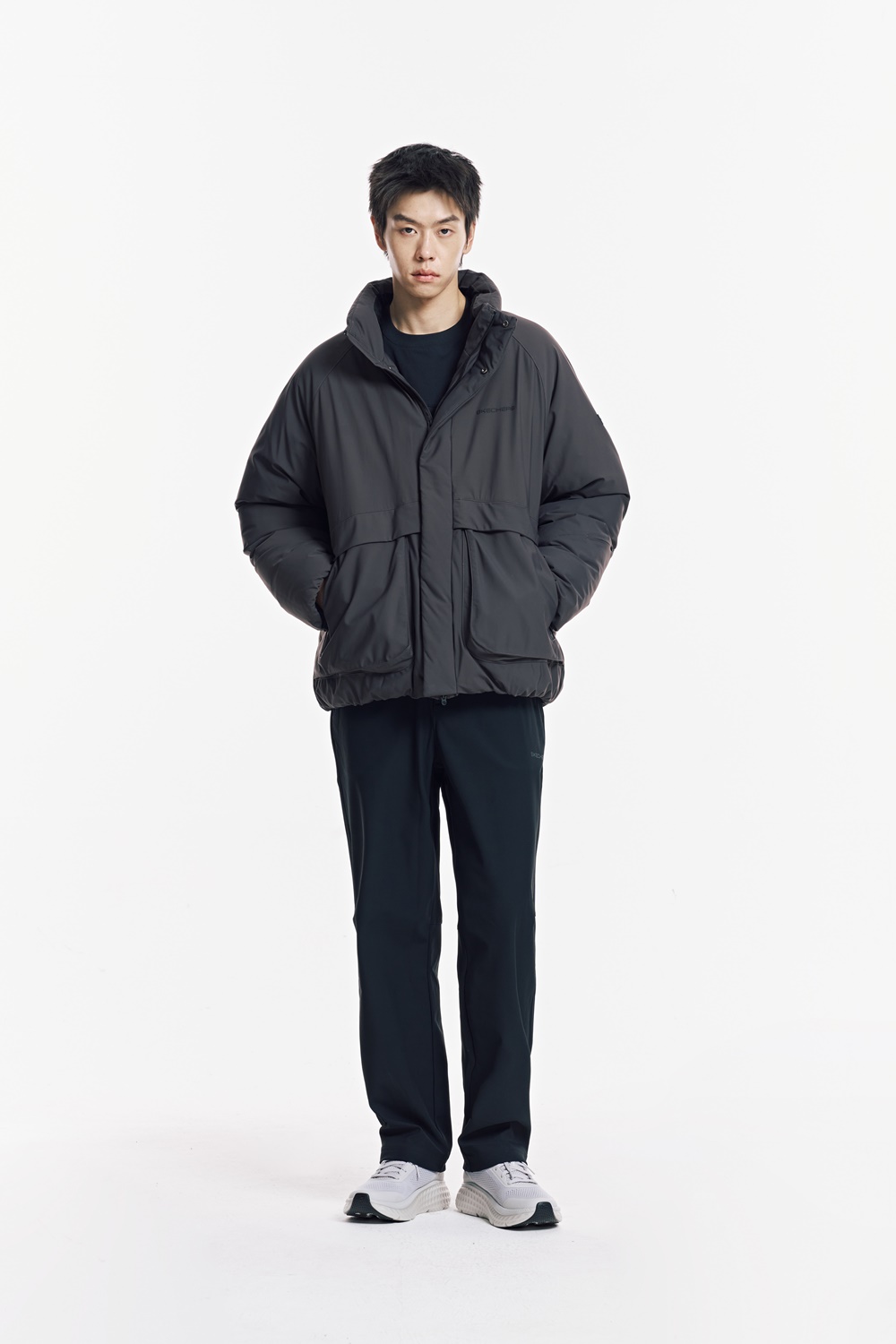 [스케쳐스 어패럴] 남성 트리코트 다운 자켓