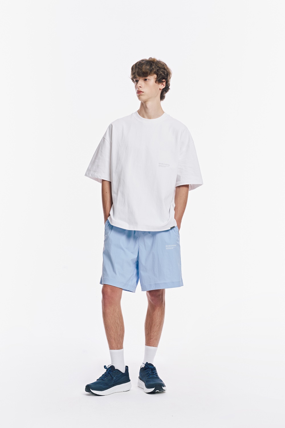 [스케쳐스 어패럴] 남성 우븐 베이직 반바지