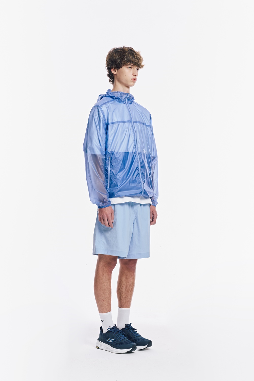 [스케쳐스 어패럴] 남성 AIRTASTIC 저데니어 경랑 방풍 자켓