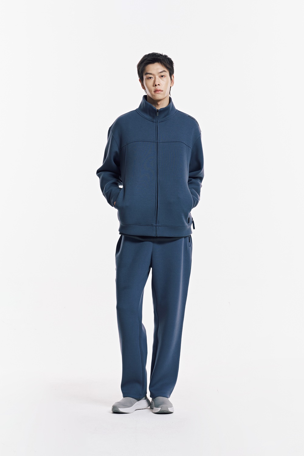 [스케쳐스 어패럴] 남성 더블니트 트레이닝 자켓